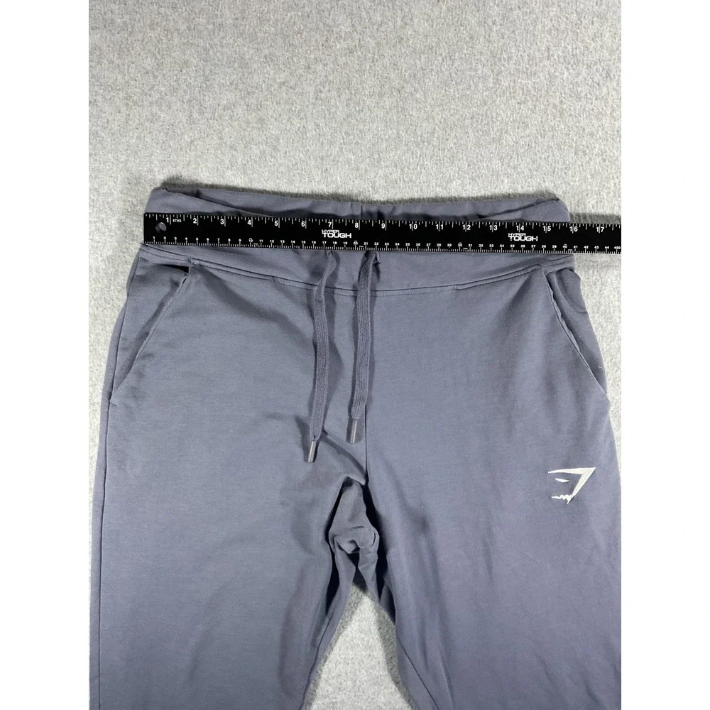 Gymshark Mens Small Slate Blue Gray Tapered Joggers Athletic Sweatpants 1479